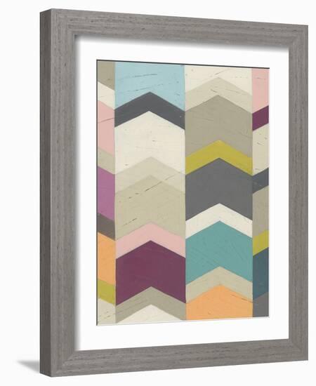 Confetti Prism III-June Vess-Framed Art Print