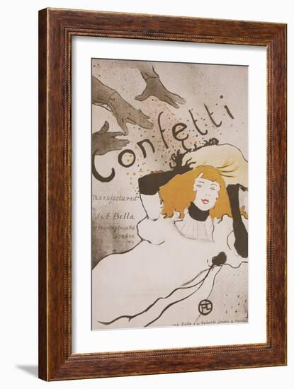 Confetti-Henri de Toulouse-Lautrec-Framed Giclee Print