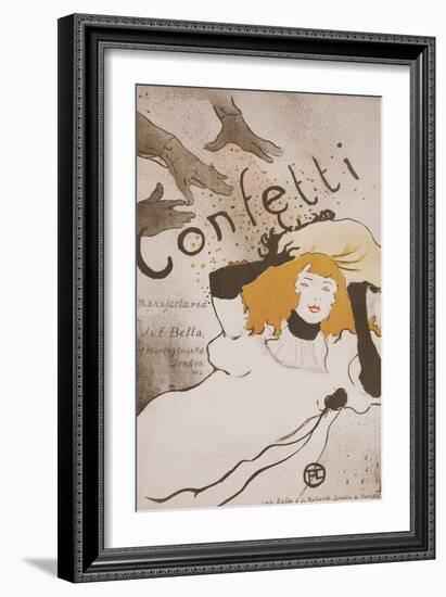Confetti-Henri de Toulouse-Lautrec-Framed Giclee Print
