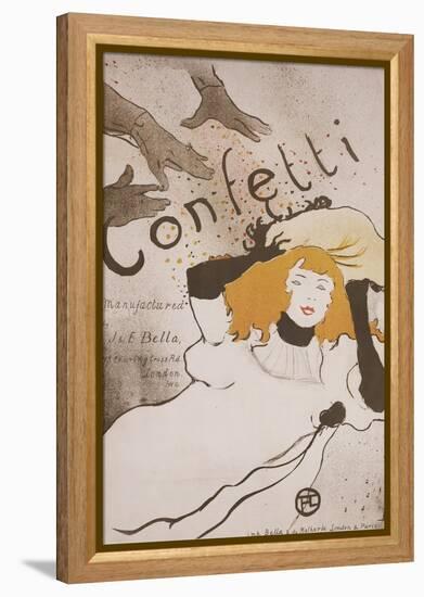 Confetti-Henri de Toulouse-Lautrec-Framed Premier Image Canvas