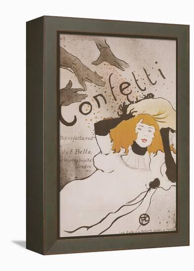 Confetti-Henri de Toulouse-Lautrec-Framed Premier Image Canvas