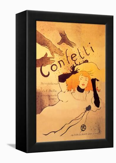 Confetti-Henri de Toulouse-Lautrec-Framed Stretched Canvas