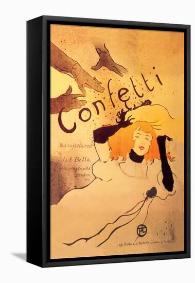 Confetti-Henri de Toulouse-Lautrec-Framed Stretched Canvas