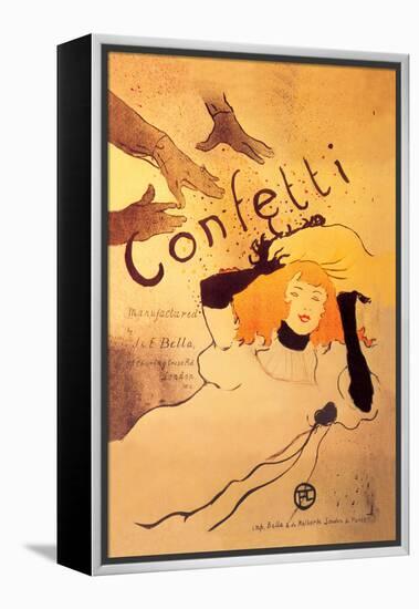 Confetti-Henri de Toulouse-Lautrec-Framed Stretched Canvas