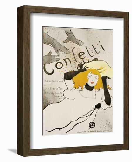 Confetti-Henri de Toulouse-Lautrec-Framed Premium Giclee Print
