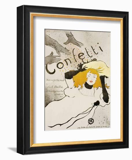 Confetti-Henri de Toulouse-Lautrec-Framed Premium Giclee Print