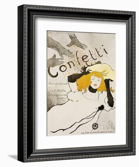 Confetti-Henri de Toulouse-Lautrec-Framed Giclee Print