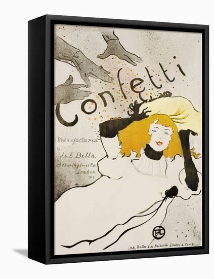 Confetti-Henri de Toulouse-Lautrec-Framed Premier Image Canvas