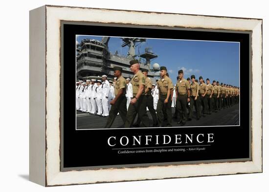 Confidence: Inspirational Quote and Motivational Poster-null-Framed Premier Image Canvas