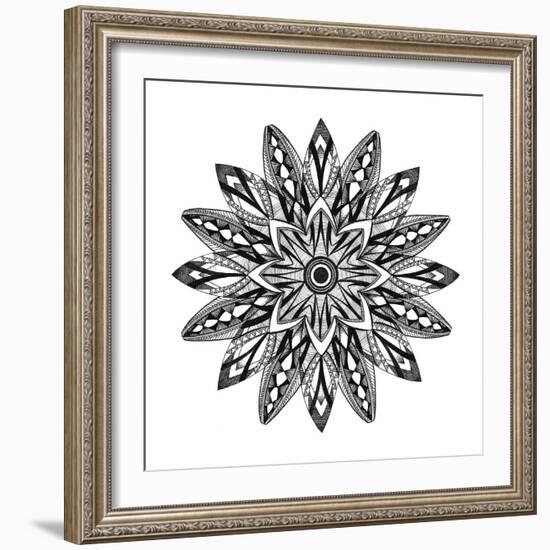 Confidence Mandala-Nicky Kumar-Framed Giclee Print