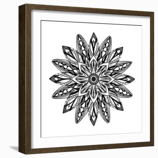 Confidence Mandala-Nicky Kumar-Framed Giclee Print