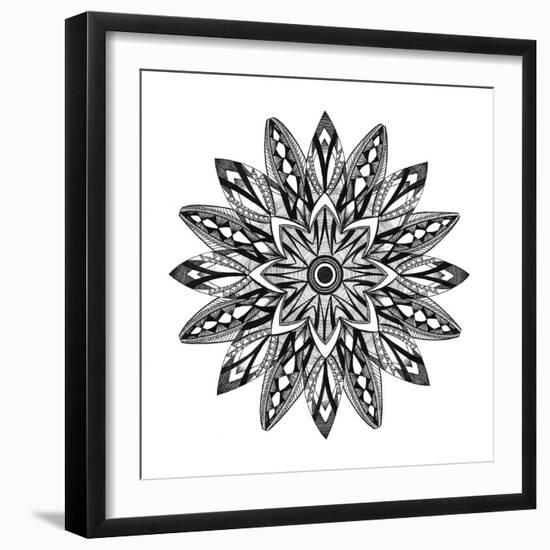 Confidence Mandala-Nicky Kumar-Framed Giclee Print