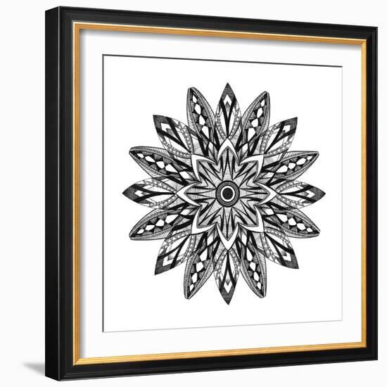 Confidence Mandala-Nicky Kumar-Framed Giclee Print