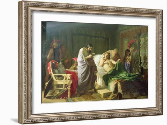 Confidence of Alexander the Great into His Physician Philippos, 1870-Hendrik Siemiradzki-Framed Giclee Print