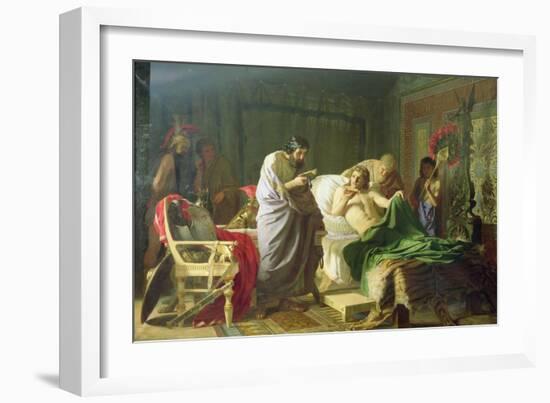 Confidence of Alexander the Great into His Physician Philippos, 1870-Hendrik Siemiradzki-Framed Giclee Print