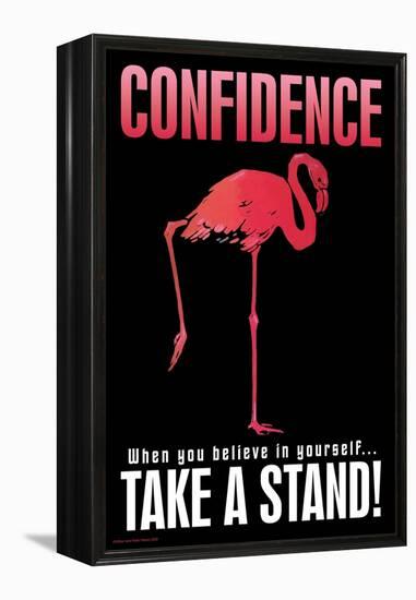 Confidence-null-Framed Stretched Canvas