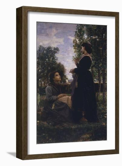 Confidences, 1868-Cristiano Banti-Framed Giclee Print