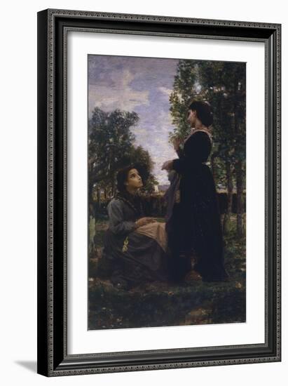 Confidences, 1868-Cristiano Banti-Framed Giclee Print