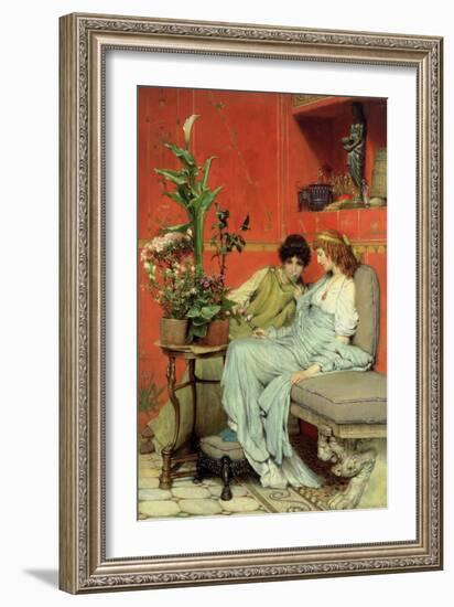 Confidences, 1869-Sir Lawrence Alma-Tadema-Framed Giclee Print