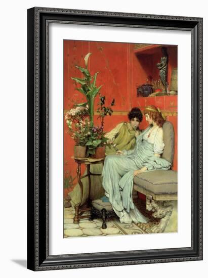 Confidences, 1869-Sir Lawrence Alma-Tadema-Framed Giclee Print