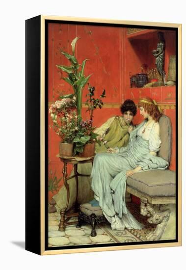 Confidences, 1869-Sir Lawrence Alma-Tadema-Framed Premier Image Canvas