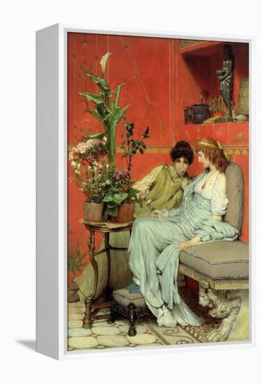 Confidences, 1869-Sir Lawrence Alma-Tadema-Framed Premier Image Canvas