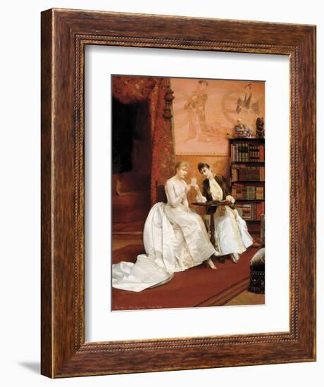 Confidences, 1889-Georges Croegaert-Framed Premium Giclee Print