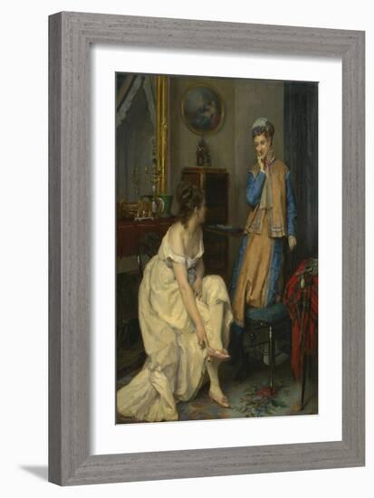 Confidences, C.1870 (Oil on Canvas)-Raimundo De Madrazo Y Garreta-Framed Giclee Print