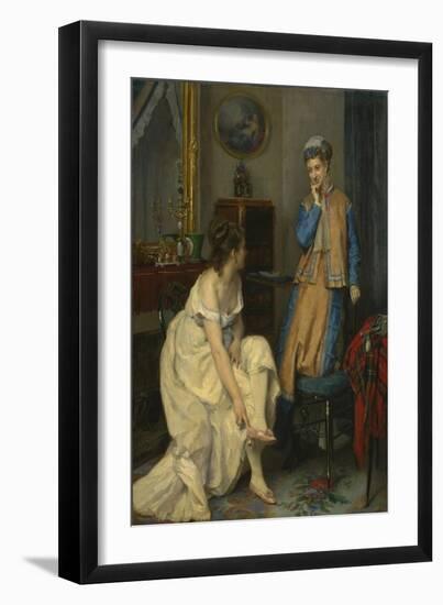 Confidences, C.1870 (Oil on Canvas)-Raimundo De Madrazo Y Garreta-Framed Giclee Print