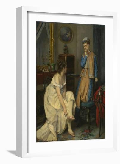 Confidences, C.1870 (Oil on Canvas)-Raimundo De Madrazo Y Garreta-Framed Giclee Print