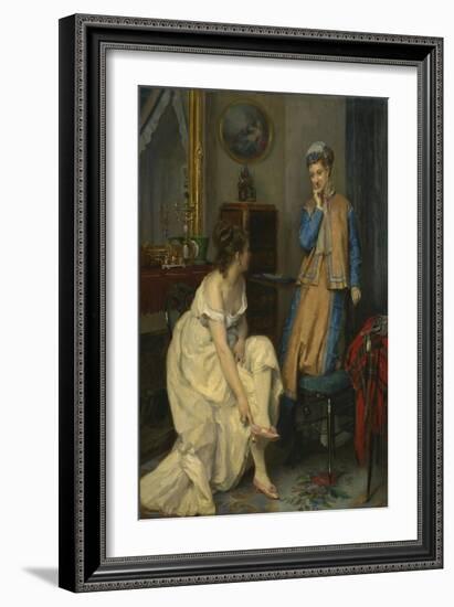 Confidences, C.1870 (Oil on Canvas)-Raimundo De Madrazo Y Garreta-Framed Giclee Print
