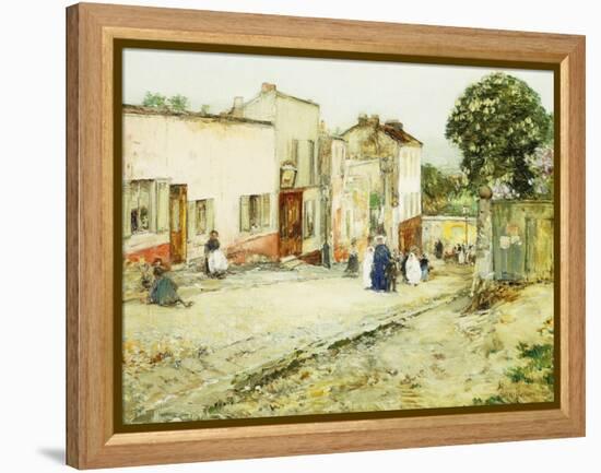 Confirmation Day-Childe Hassam-Framed Premier Image Canvas