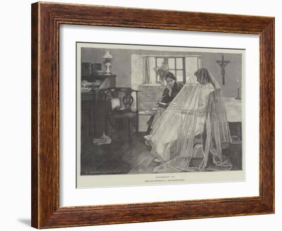 Confirmation Day-Albert Chevallier Tayler-Framed Giclee Print