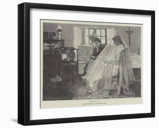 Confirmation Day-Albert Chevallier Tayler-Framed Giclee Print