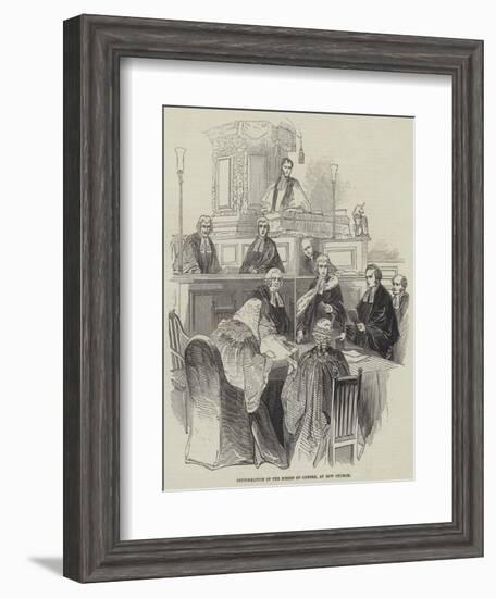 Confirmation of the Bishop of Oxford, at Bow Church-null-Framed Giclee Print