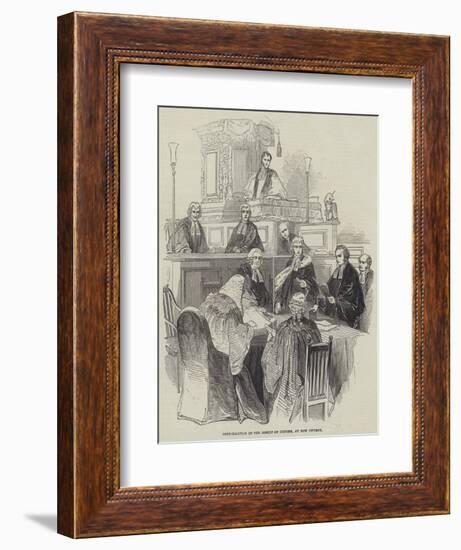 Confirmation of the Bishop of Oxford, at Bow Church-null-Framed Giclee Print