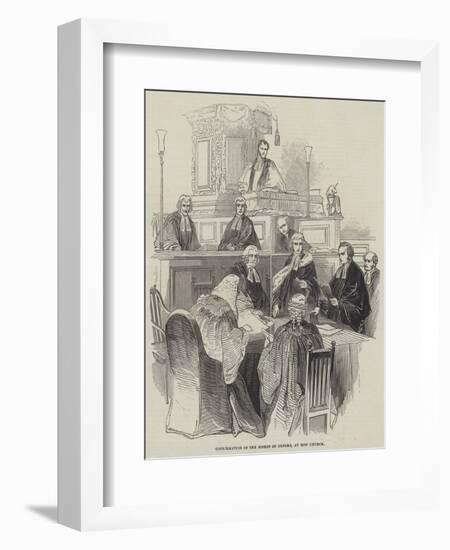 Confirmation of the Bishop of Oxford, at Bow Church-null-Framed Giclee Print