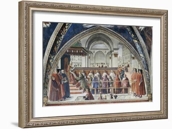 Confirmation of the Order of Saint Francis-Domenico Ghirlandaio-Framed Giclee Print