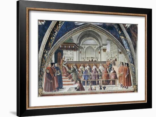 Confirmation of the Order of Saint Francis-Domenico Ghirlandaio-Framed Giclee Print