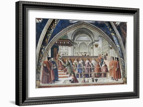 Confirmation of the Order of Saint Francis-Domenico Ghirlandaio-Framed Giclee Print