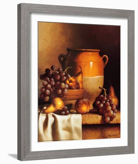 Confit Jar with Bowl-Loran Speck-Framed Art Print