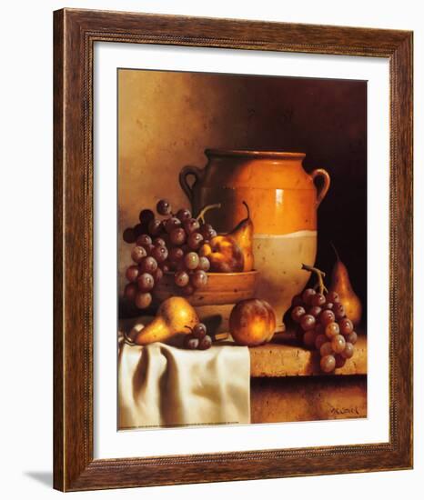 Confit Jar with Bowl-Loran Speck-Framed Art Print