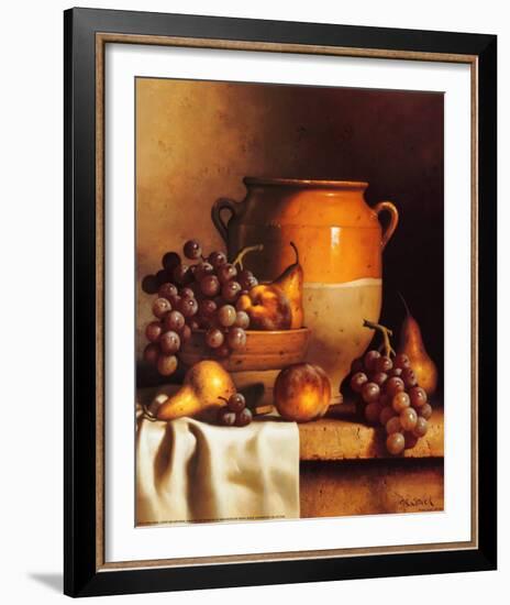 Confit Jar with Bowl-Loran Speck-Framed Art Print