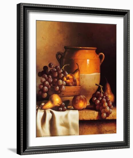 Confit Jar with Bowl-Loran Speck-Framed Art Print