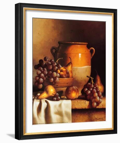 Confit Jar with Bowl-Loran Speck-Framed Art Print