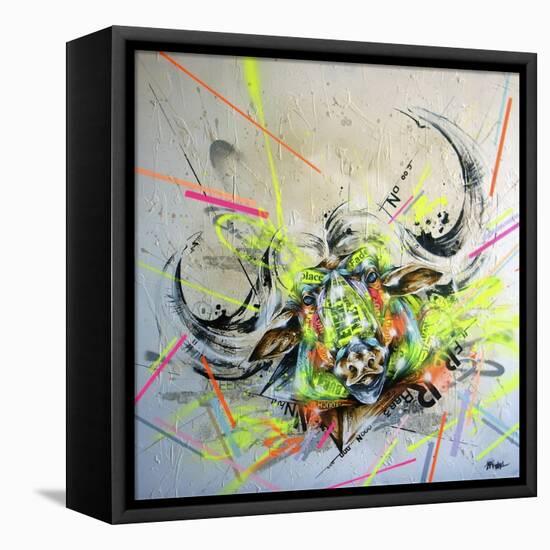 Confront-Taka Sudo-Framed Premier Image Canvas