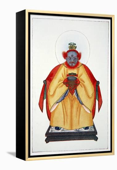 'Confucius the Great Unapotheosized God of China', 1922-Unknown-Framed Premier Image Canvas