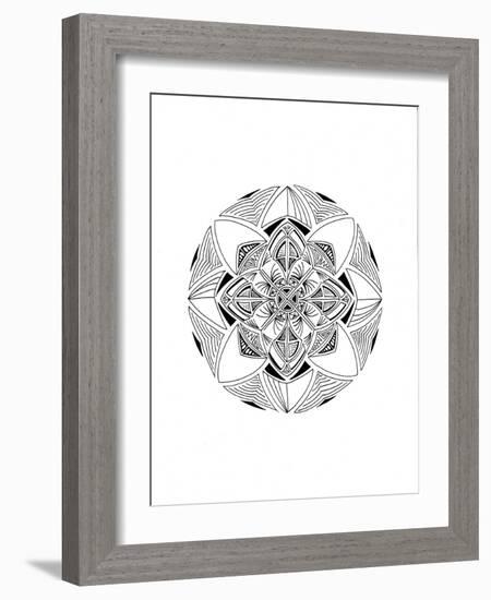 Confusion Mandala-Nicky Kumar-Framed Giclee Print