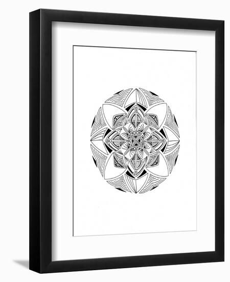 Confusion Mandala-Nicky Kumar-Framed Giclee Print