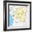 Congo Democratic Republic Political Map-Peter Hermes Furian-Framed Art Print